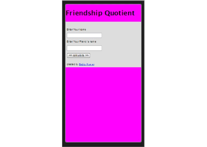 friendShipQuotient – screenshot 1