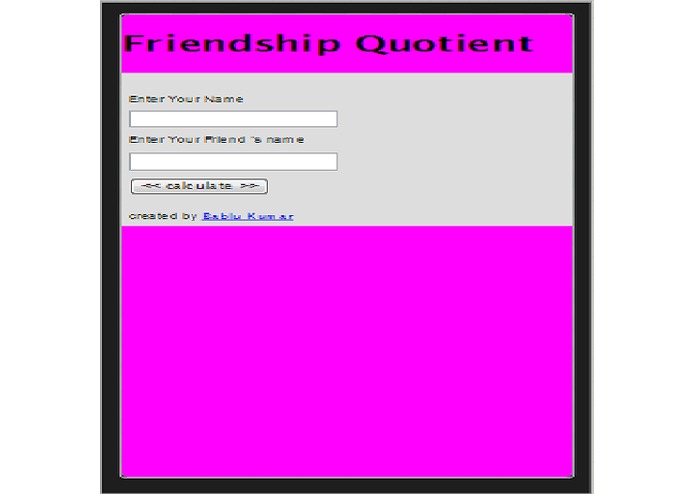 friendShipQuotient – screenshot 2
