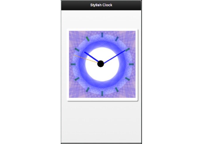 Stylish clok – screenshot 1