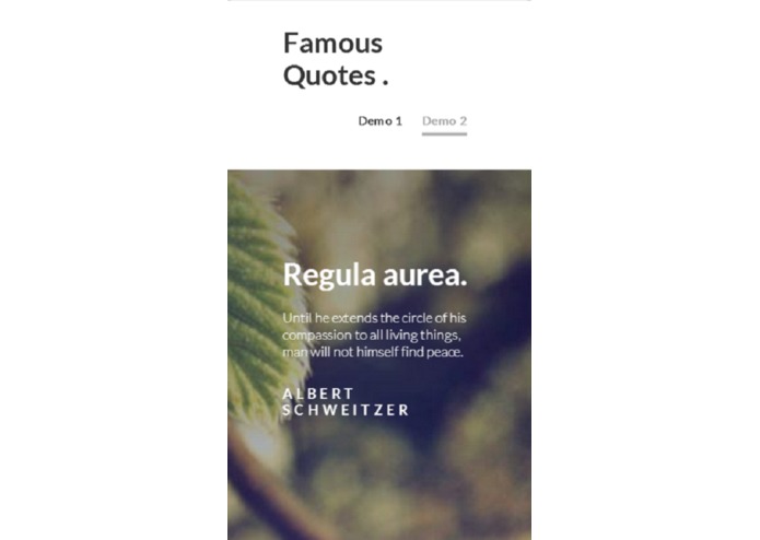FamousQuotations – screenshot 1