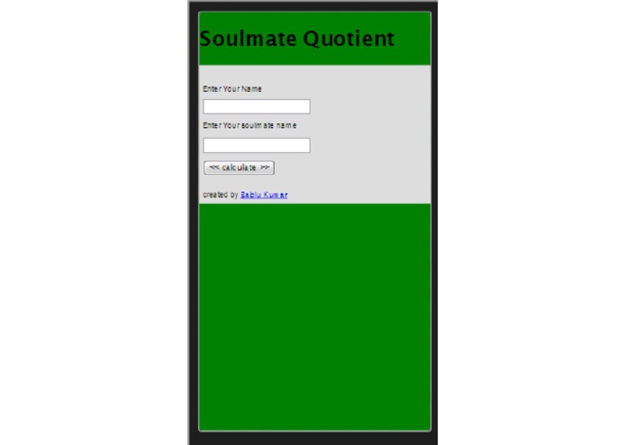SoulmateQuotient – screenshot 2