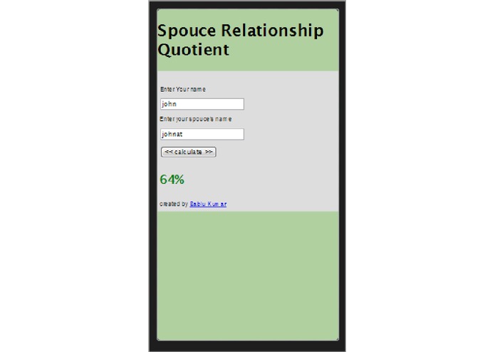 SpouseRelationQuotient – screenshot 3