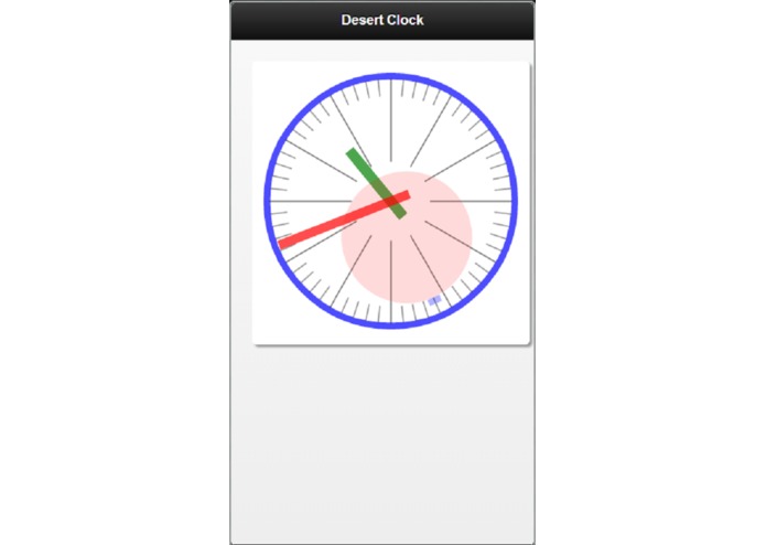 desert clock – screenshot 1