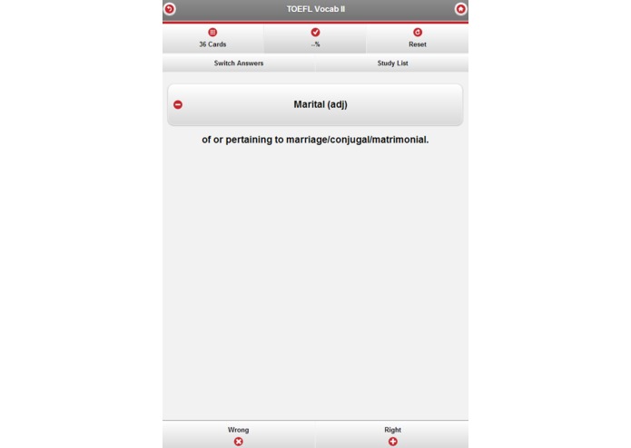 TOEFL Flashcards – screenshot 2