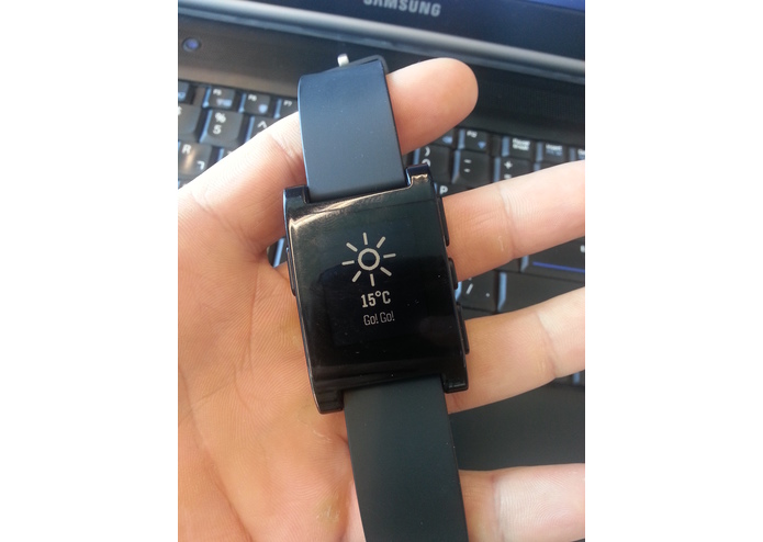 Pebble-Weather-Runner – screenshot 1