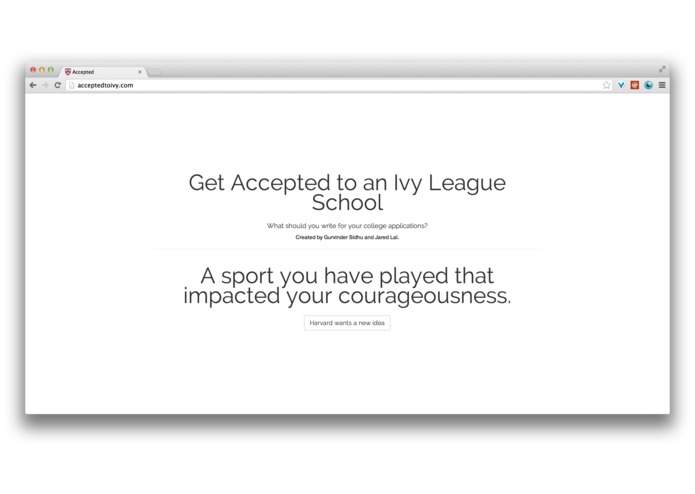 Accepted To Ivy – screenshot 2
