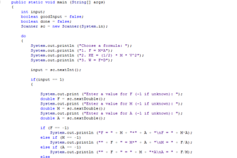 Physics Calculator