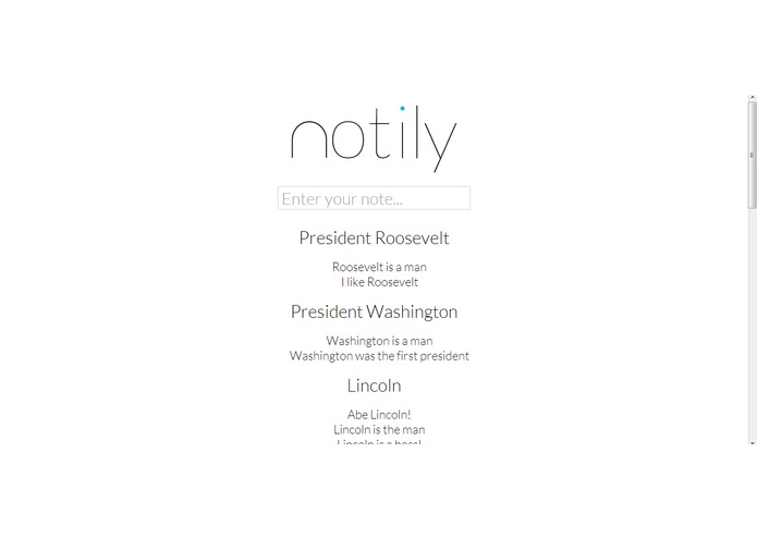 Notily – screenshot 1