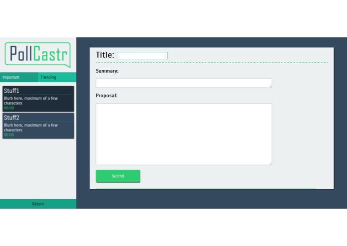 PollCastr – screenshot 1