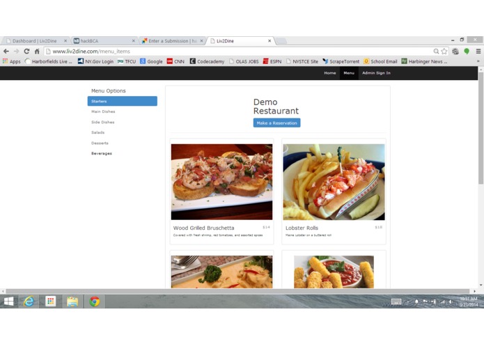 Liv2Dine – screenshot 2