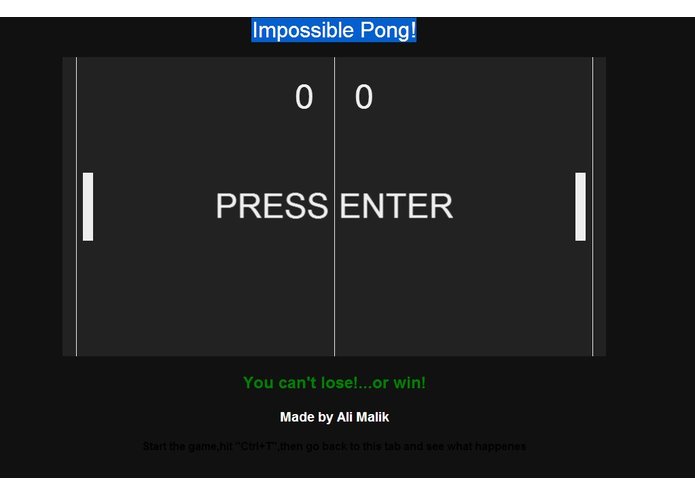 Impossible Pong! – screenshot 1