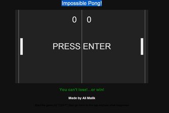 Impossible Pong!