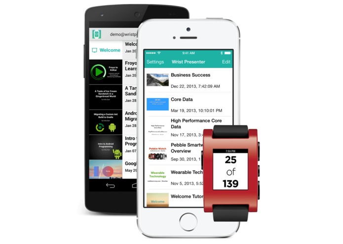 Wrist Presenter, Presentations with your wrist – screenshot 1