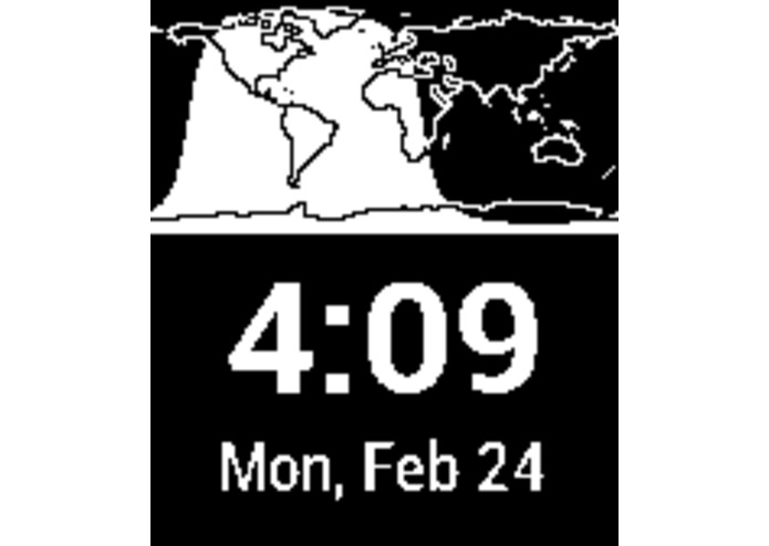 Day and Night Earth Watchface – screenshot 1