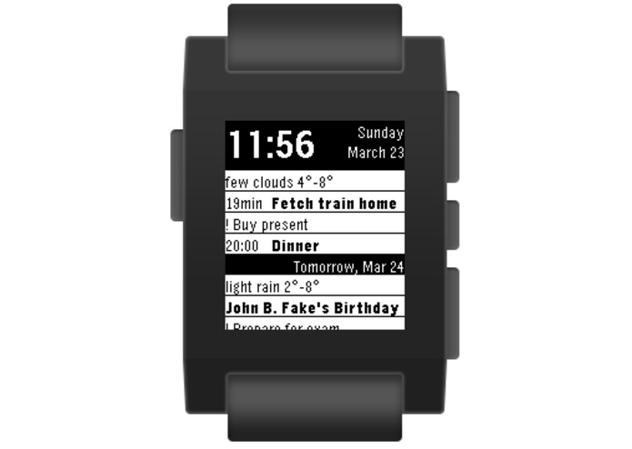 Agenda Watchface – screenshot 4