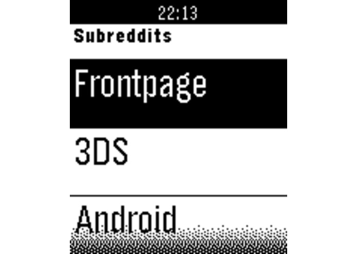 Rebble - Reddit Client for the Pebble Smartwatch – screenshot 5