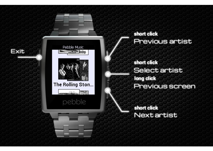 Pebble Music – screenshot 3