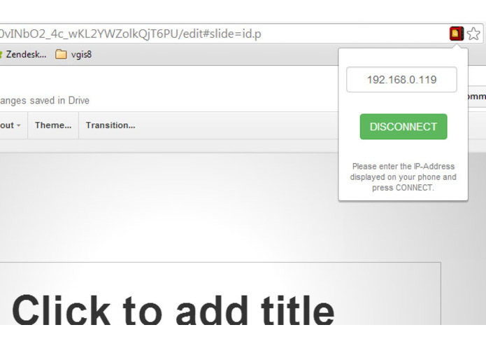 Pebble gSlides – screenshot 1