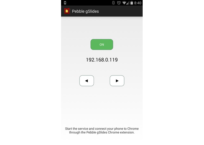 Pebble gSlides – screenshot 2