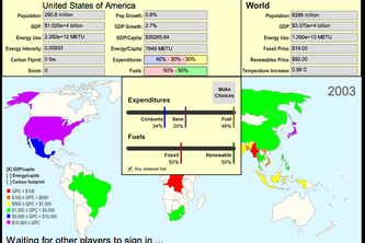Intelligent Energy Choices: a simulation/game for educating the public