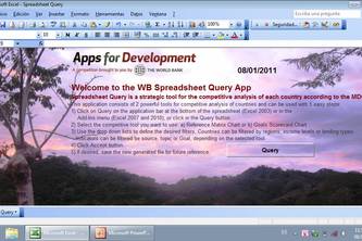 Spreadsheet Query for the Analysis and Follow Up of the MDG
