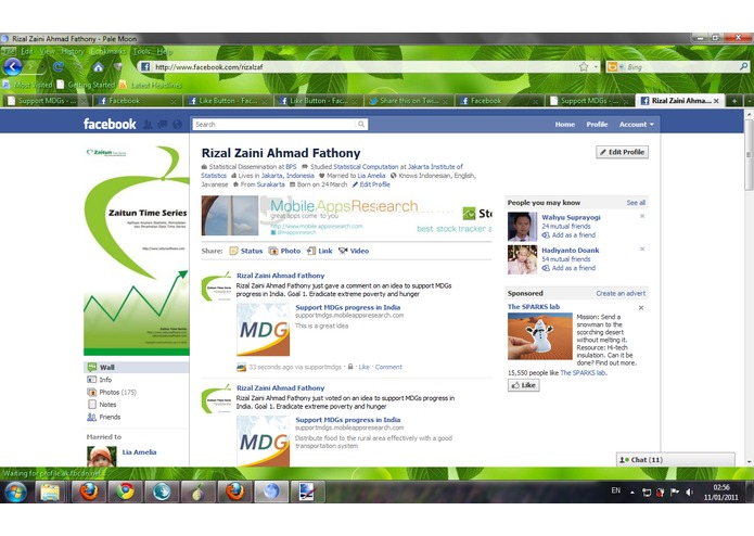 Support MDGs – screenshot 5
