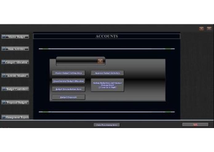 Budget and Finance Monitoring System – screenshot 1