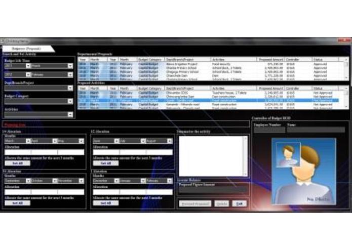 Budget and Finance Monitoring System – screenshot 2