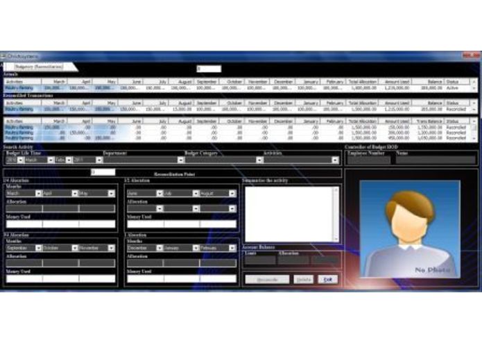 Budget and Finance Monitoring System – screenshot 3