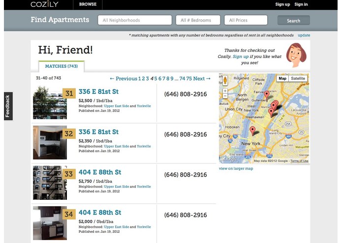 Cozily – screenshot 2