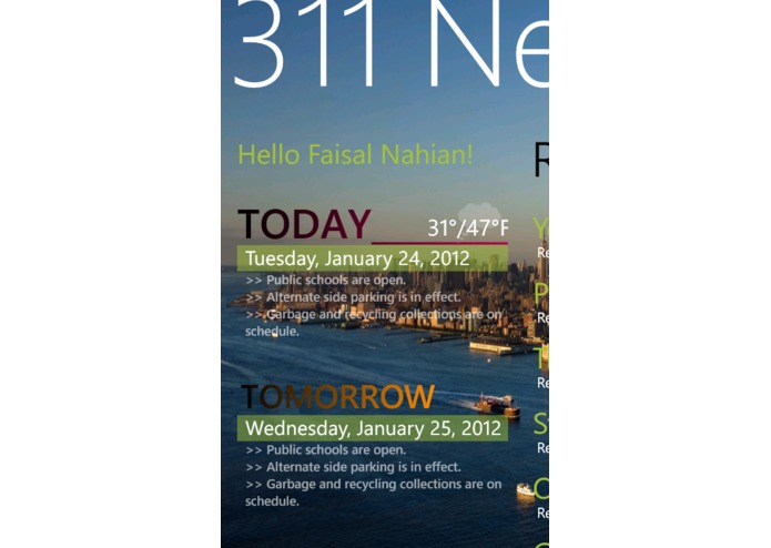 311 NYC – screenshot 2