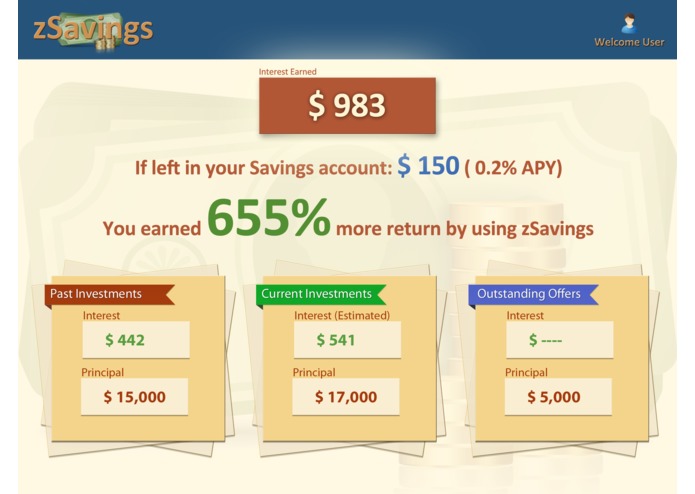 zSavings – screenshot 2