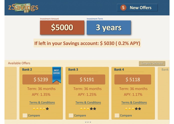 zSavings – screenshot 3