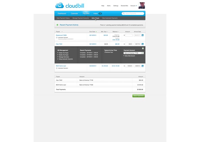 Cloudbill – screenshot 3
