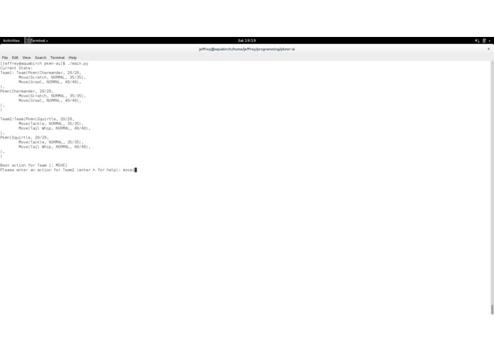 PokemonAI – screenshot 1