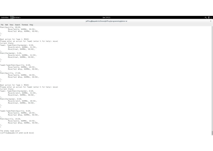PokemonAI – screenshot 2