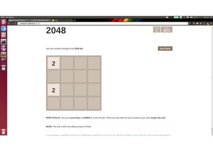 Leap2048 – screenshot 1