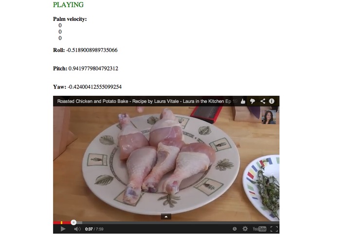 Leap Motion YouTube Controller – screenshot 1