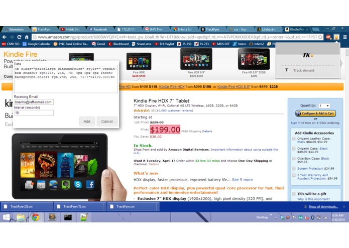 Trackfyre – screenshot 1