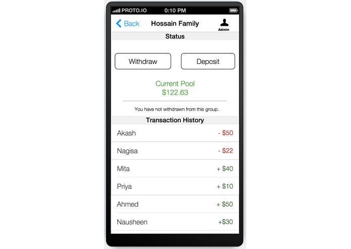GroupSave – screenshot 1