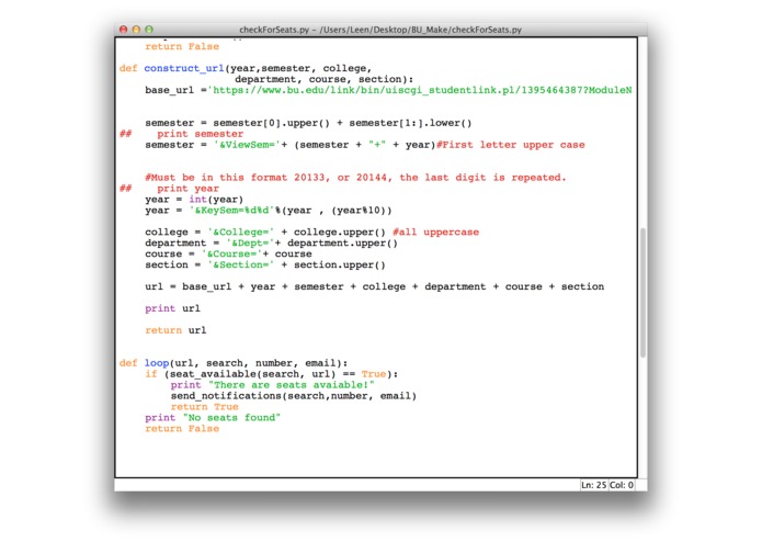 Is my class available?  – screenshot 1