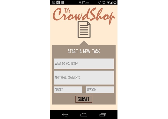 The CrowdShop – screenshot 1
