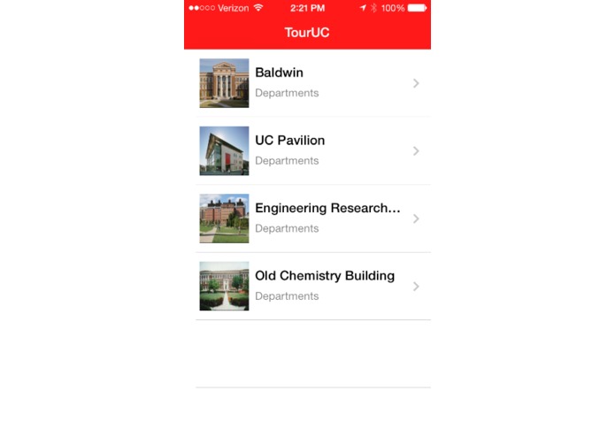 TourUC – screenshot 2