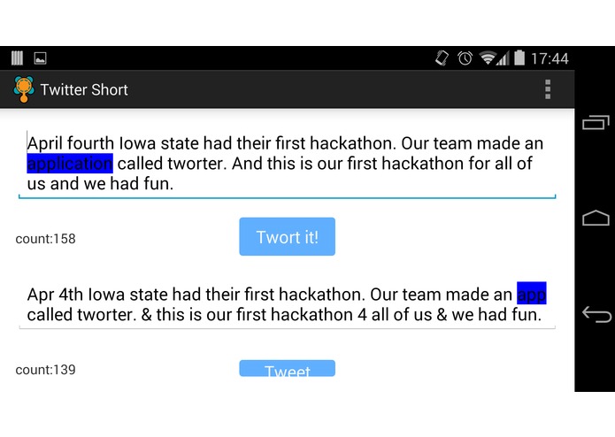 Tworter / Twitter Short – screenshot 7