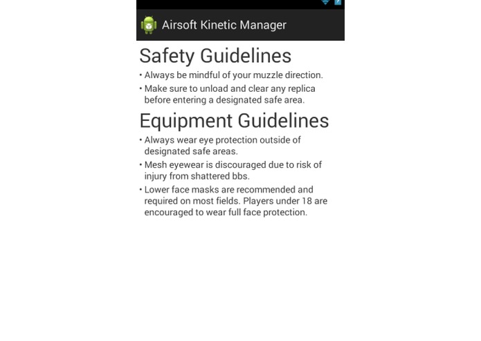 Airsoft Kinetic Manager – screenshot 3