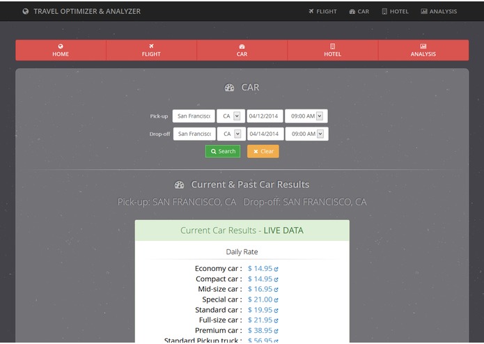 TRAVEL OPTIMIZER & ANALYZER – screenshot 9