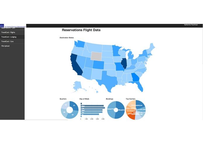 Federal Travel Visualization Tool – screenshot 2
