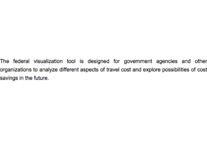 Federal Travel Visualization Tool – screenshot 4