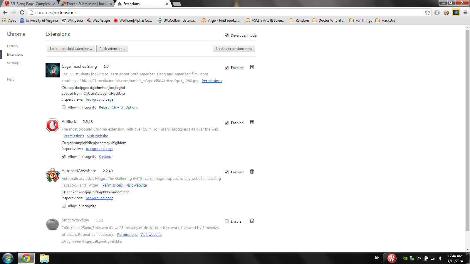 Cage Teaches Slang Devpost