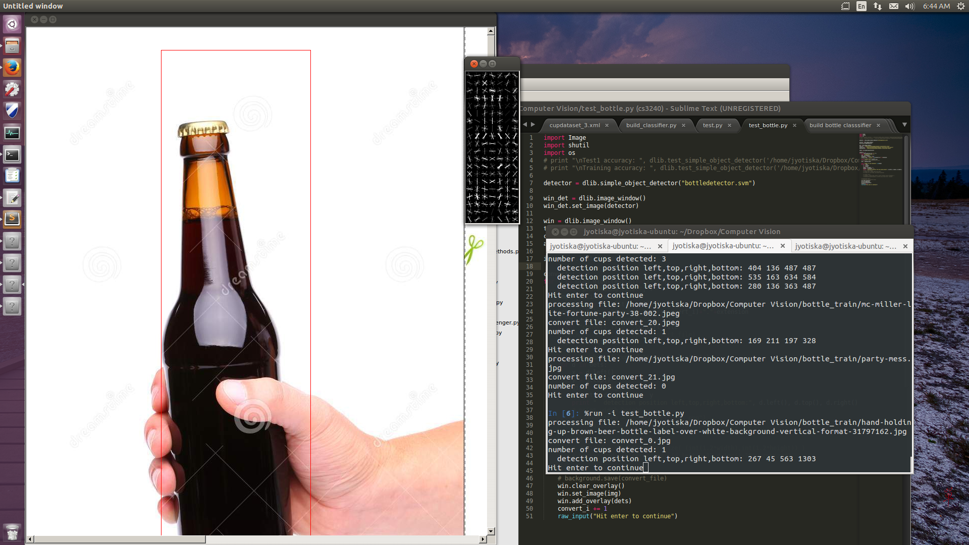 Beer Detector (bottle and cup detector) Devpost